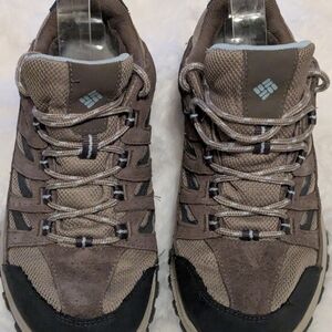 Columbia Waterproof Trail Hiking Shoes Brown Tan Lace Up Women’s 8.5 Outdoor